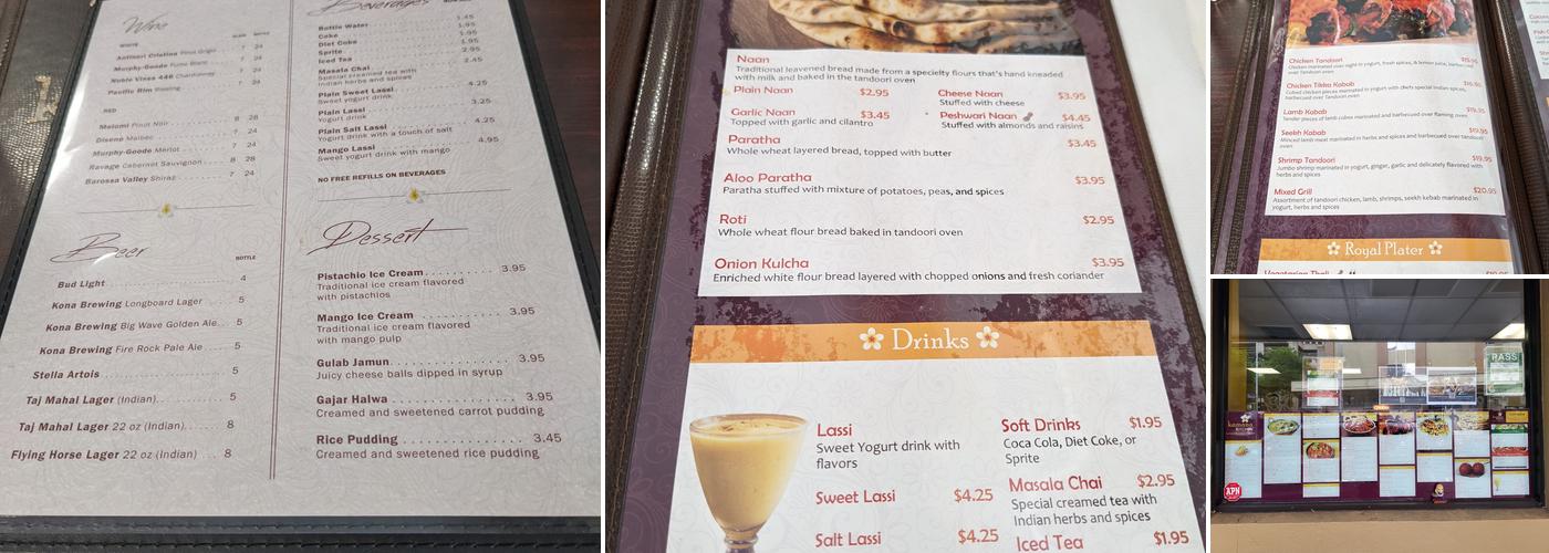Kamana Kitchen Menu