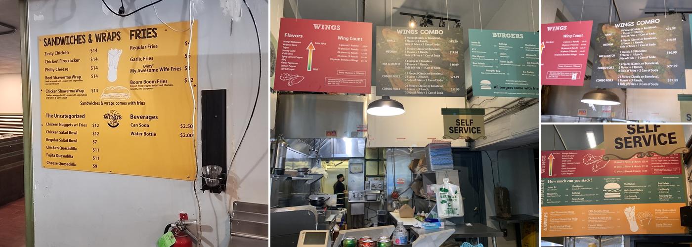 Halal Wings Plus Menu