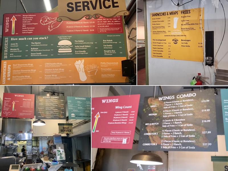 Halal Wings Plus Menu