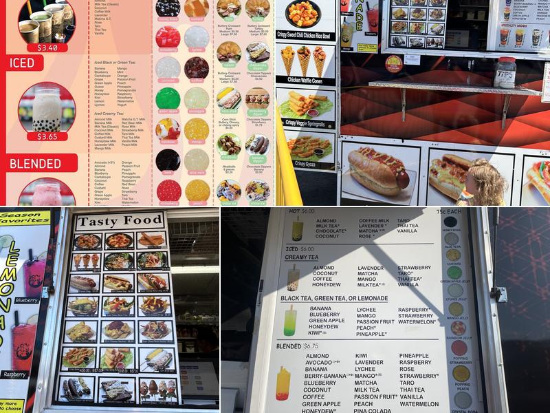 Bobablastic Menu