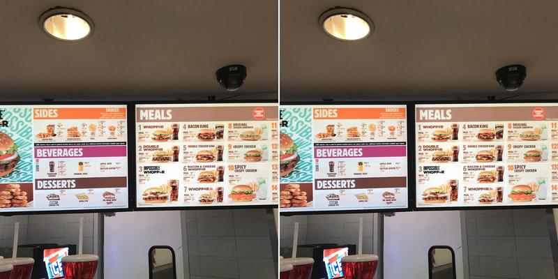 Burger King Menu
