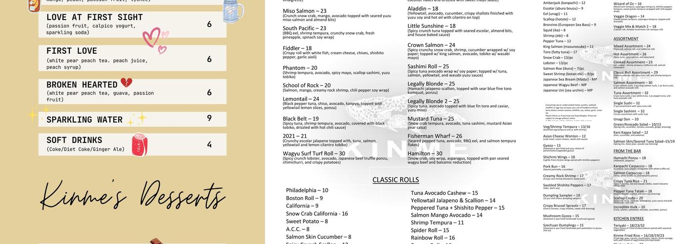 Kinme Menu