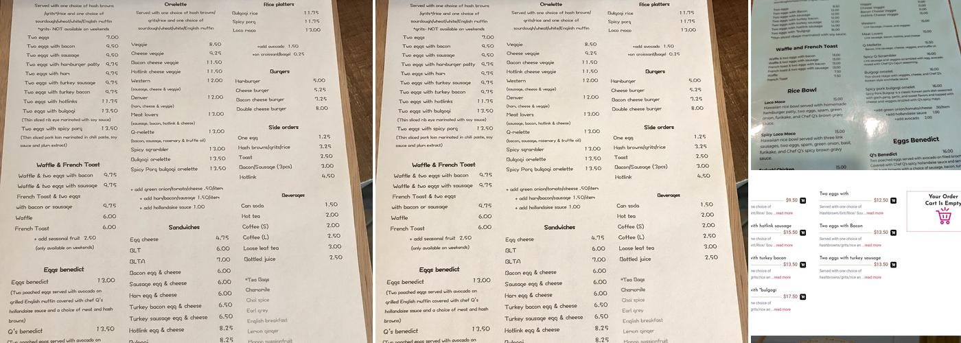 Koffee Pot Menu