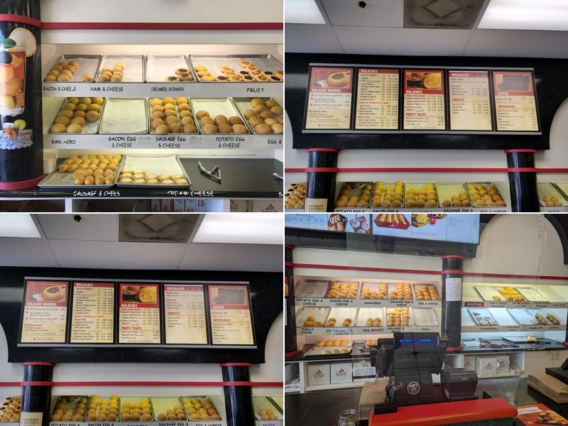 Kolache Factory Menu