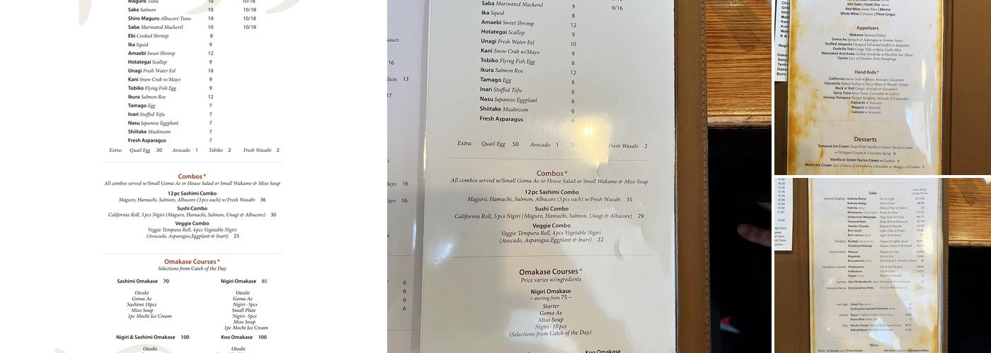 Koo Menu