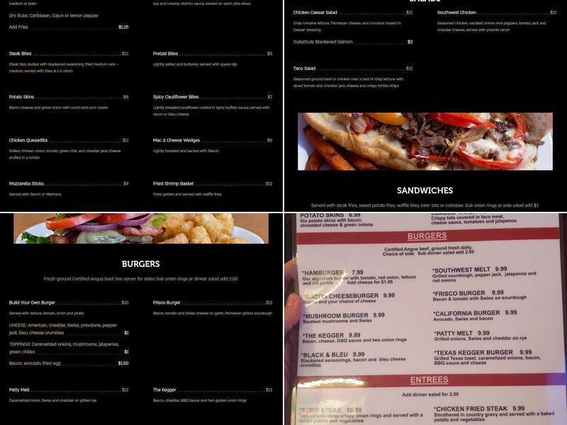 Kopper Keg West Menu