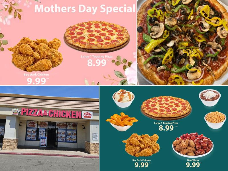 Queen Pizza & krispy Krunchy Chicken