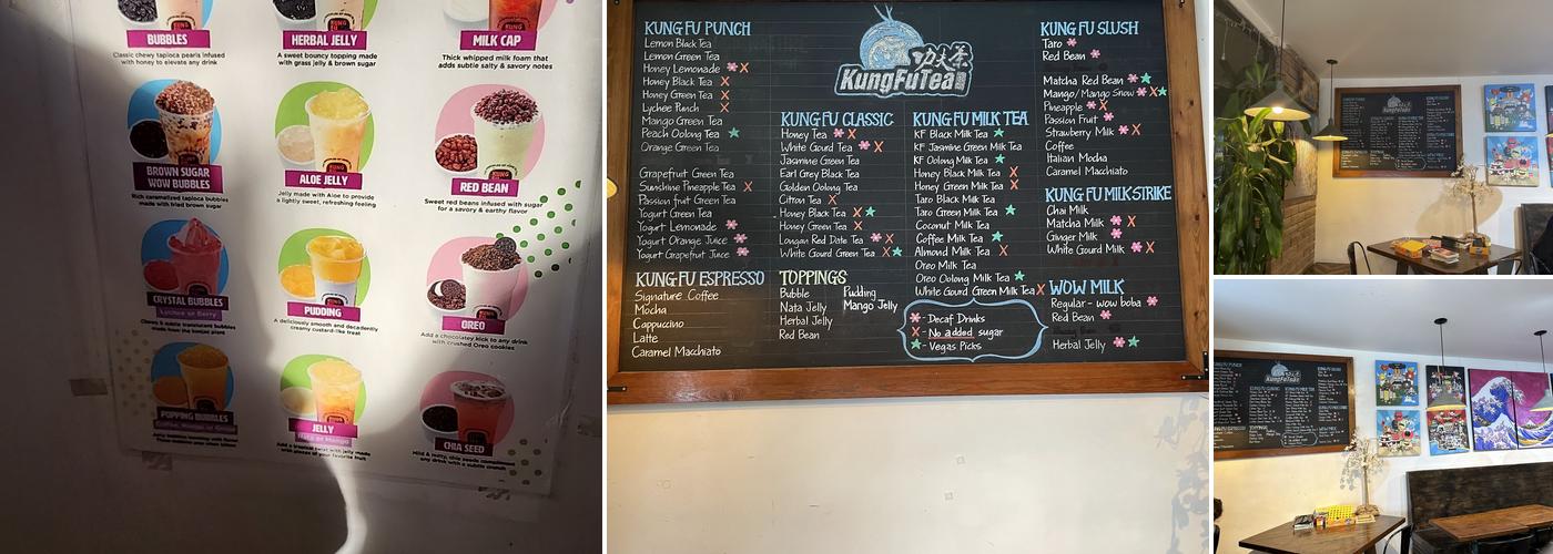 Kung Fu Tea Menu