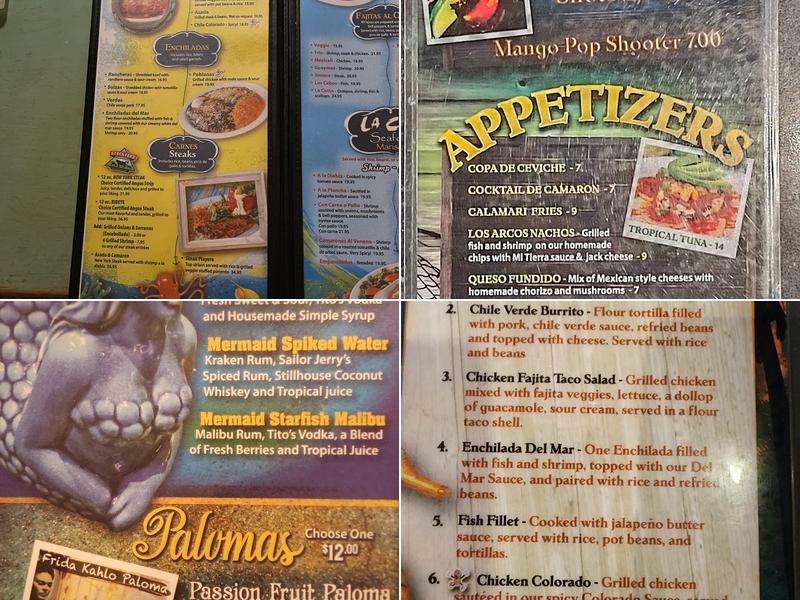 La Costa Mariscos at Riverwalk Menu