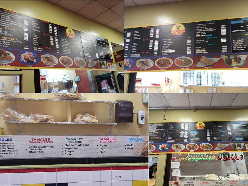 La Espiga De Oro Menu