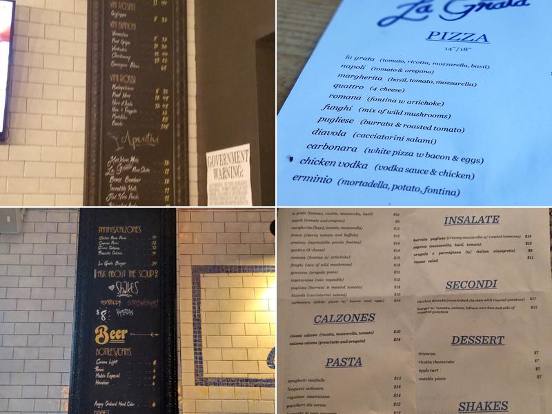 Bar Montes Menu