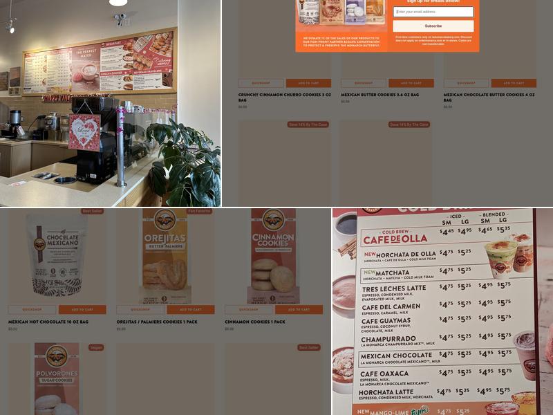 La Monarca Bakery & Cafe Menu