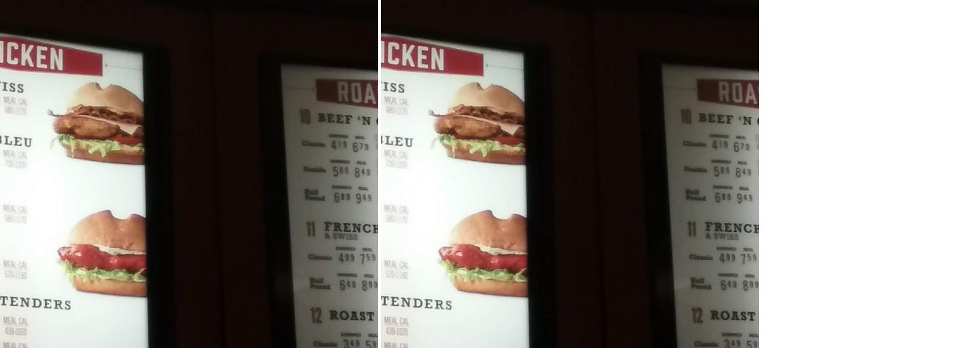 Arby's Menu