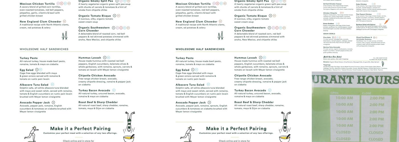 Ladle & Leaf Menu