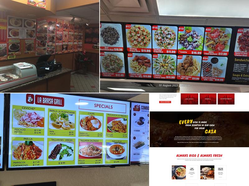 La Brasa Grill Coral Way Menu