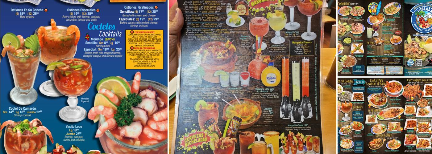 Las Islas Marias Menu