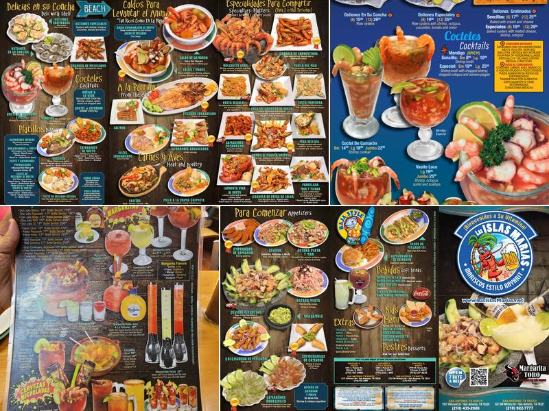 Las Islas Marias Menu
