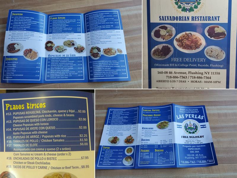 Las Perlas Menu