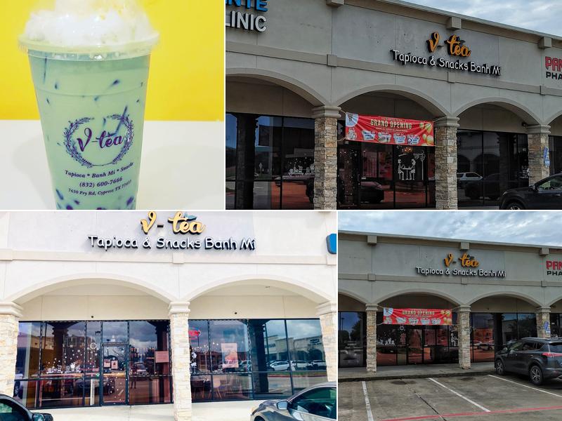 V-tea Tapioca, Banh Mi, Snack