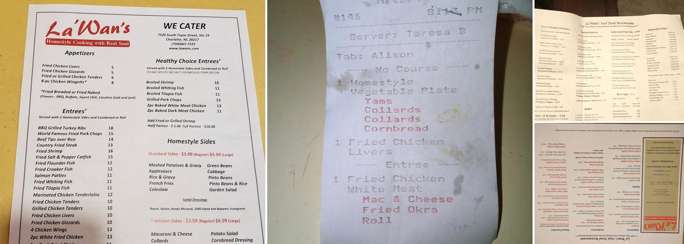 La'Wan's Menu