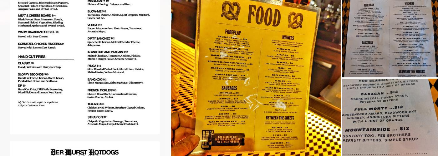 Linger Longer Lounge Menu