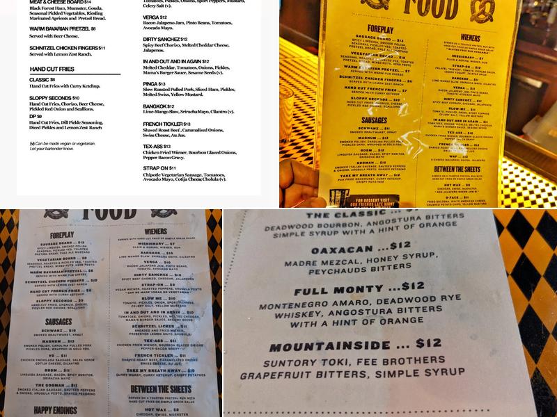 Linger Longer Lounge Menu