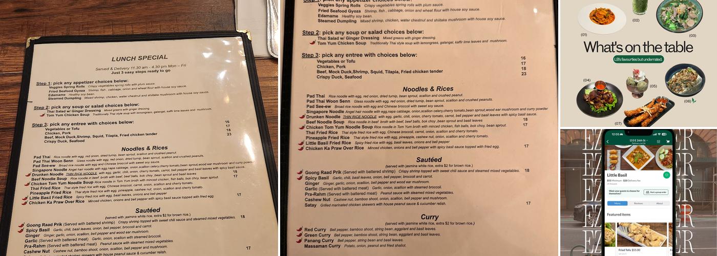 Little Basil Menu