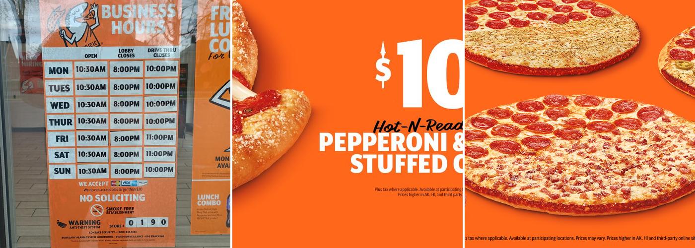Little Caesars Pizza Menu