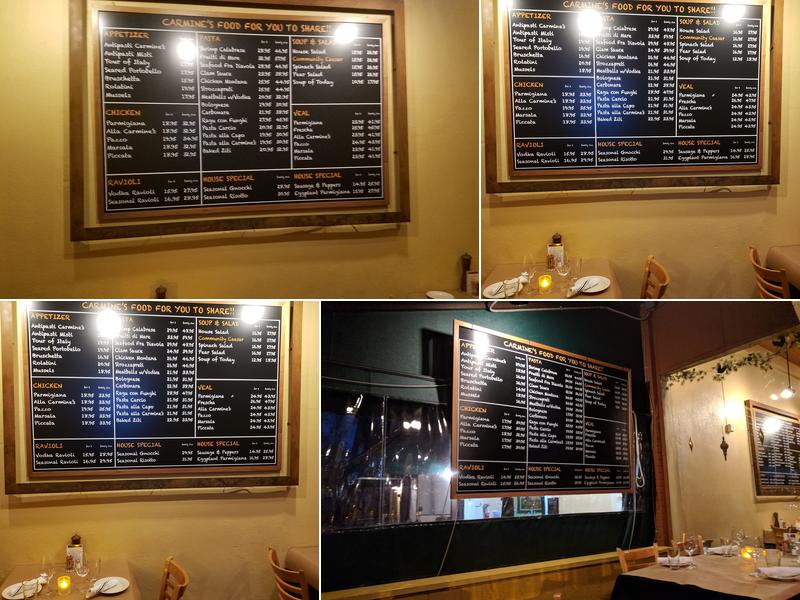 Carmine's on Penn Menu