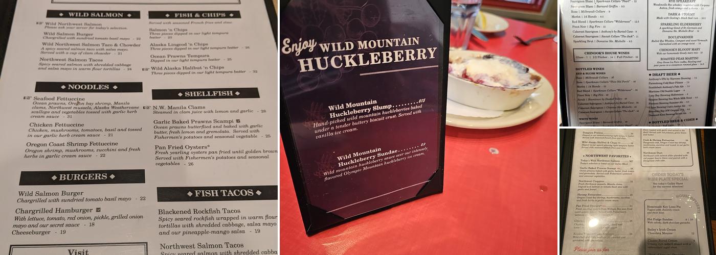 Chinook's At Salmon Bay Menu