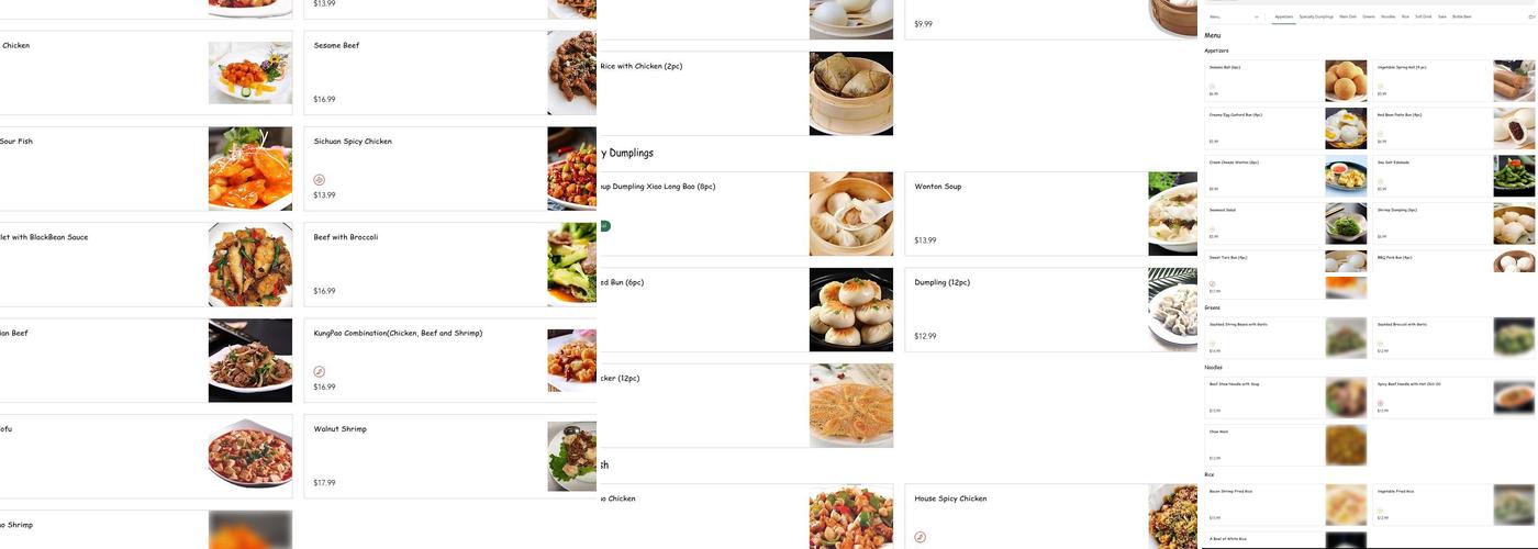 Little Fat Dumpling Menu