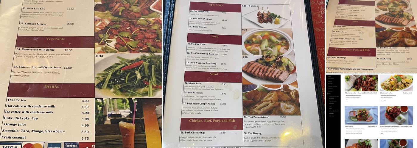 Little Lalune Cuisine Menu