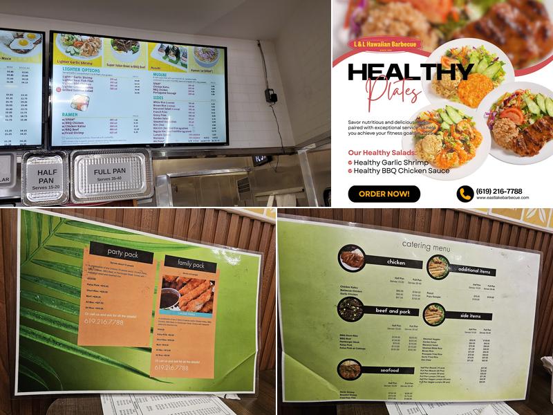 L&L Hawaiian Barbecue Menu
