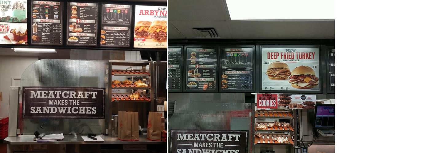Arby's Menu