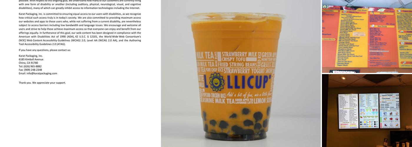 Lollicup Menu