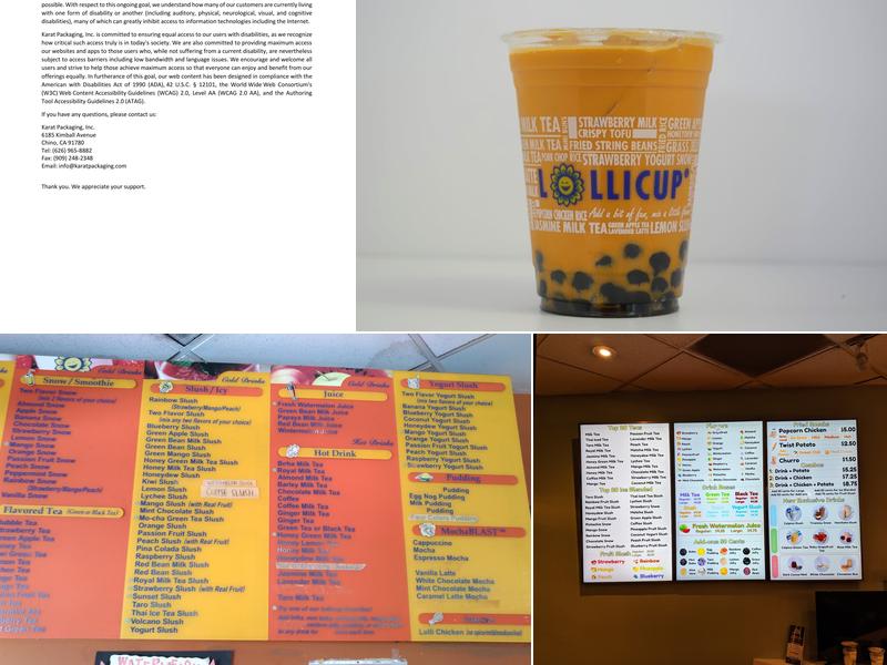 Lollicup Menu