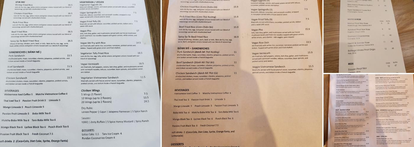 Lotus and Light Menu