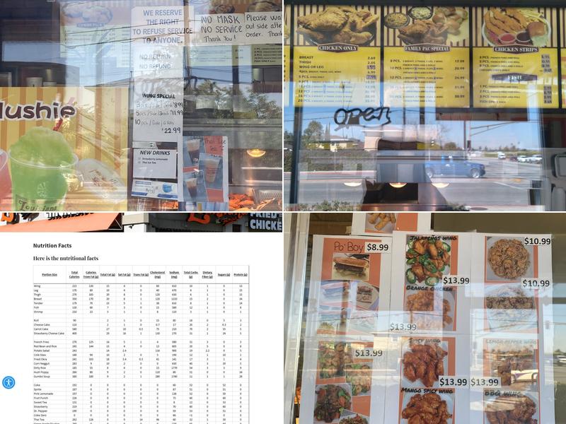 Louisiana Fried Chicken Menu