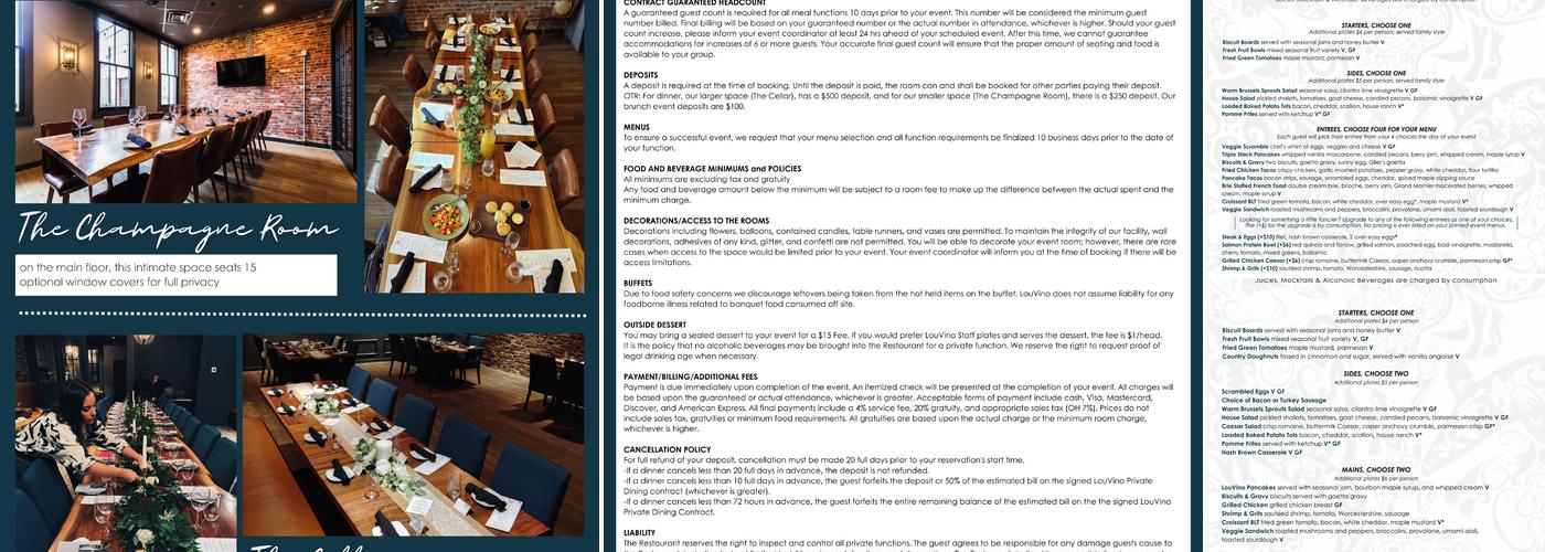 LouVino OTR Restaurant and Wine Bar Menu