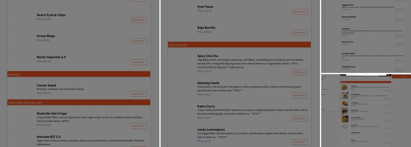 Loving Hut Vegan Cuisine Menu