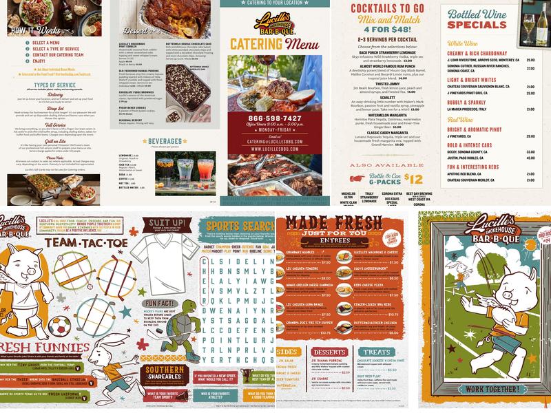 Lucille's Smokehouse Bar-B-Que Menu