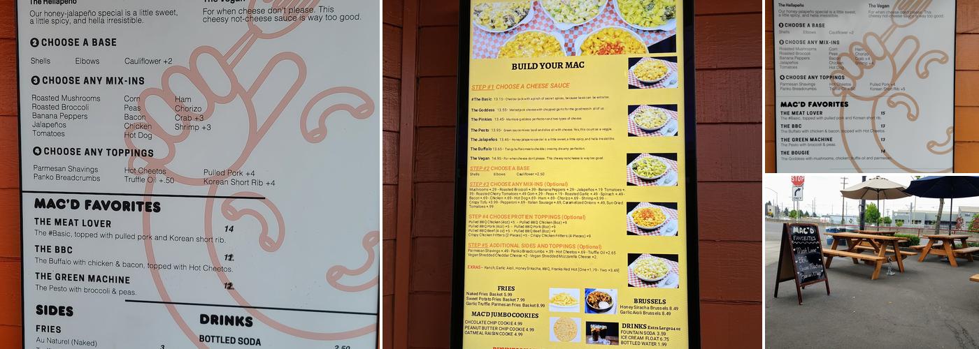 The MAC'D Window Menu