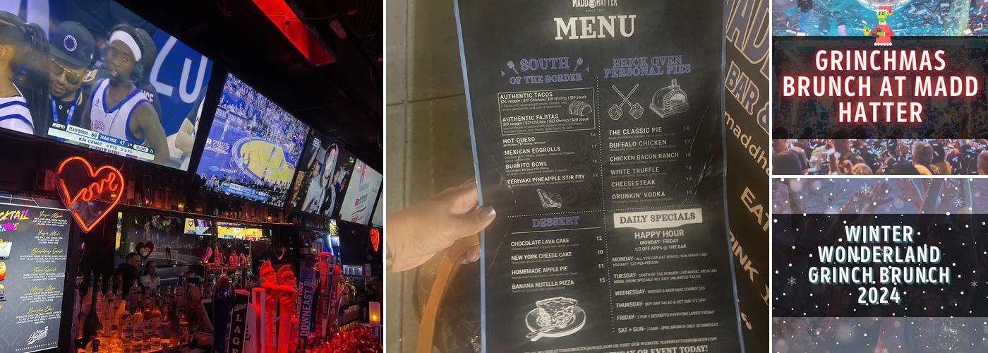 Madd Hatter Hoboken Menu