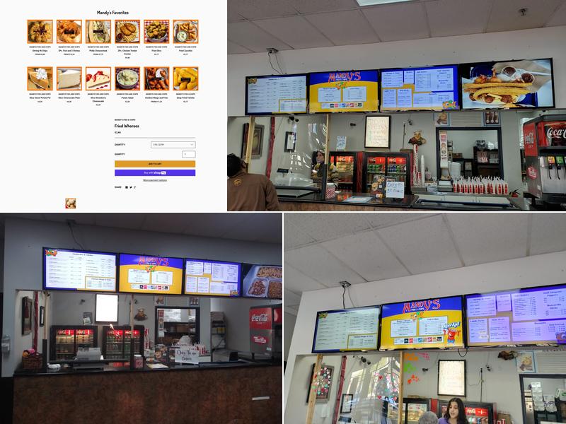 Mandy's Fish & Chips Menu