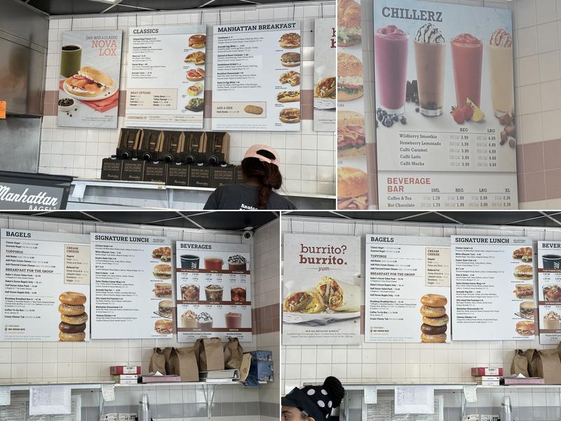 Manhattan Bagel Menu