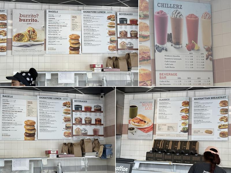 Manhattan Bagel Menu