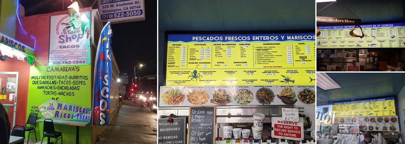 Mariscos Rosarito Menu