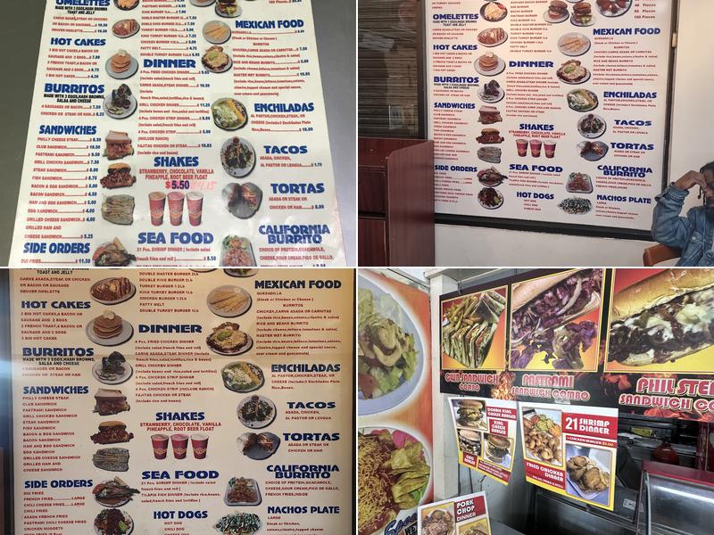 Master Burger Menu