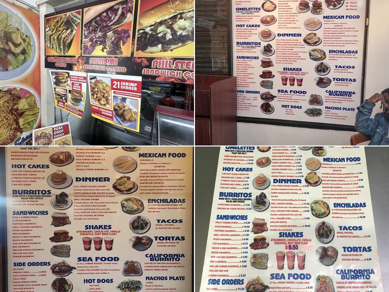 Master Burger Menu