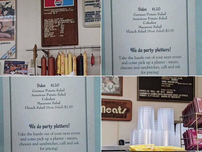 Mattern’s Sausage & Deli Menu
